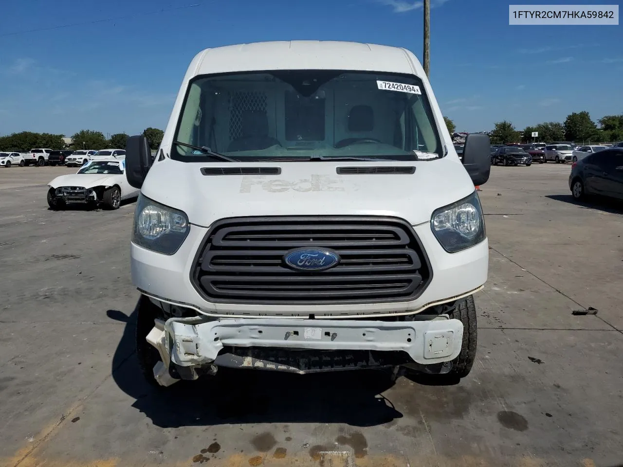 1FTYR2CM7HKA59842 2017 Ford Transit T-250