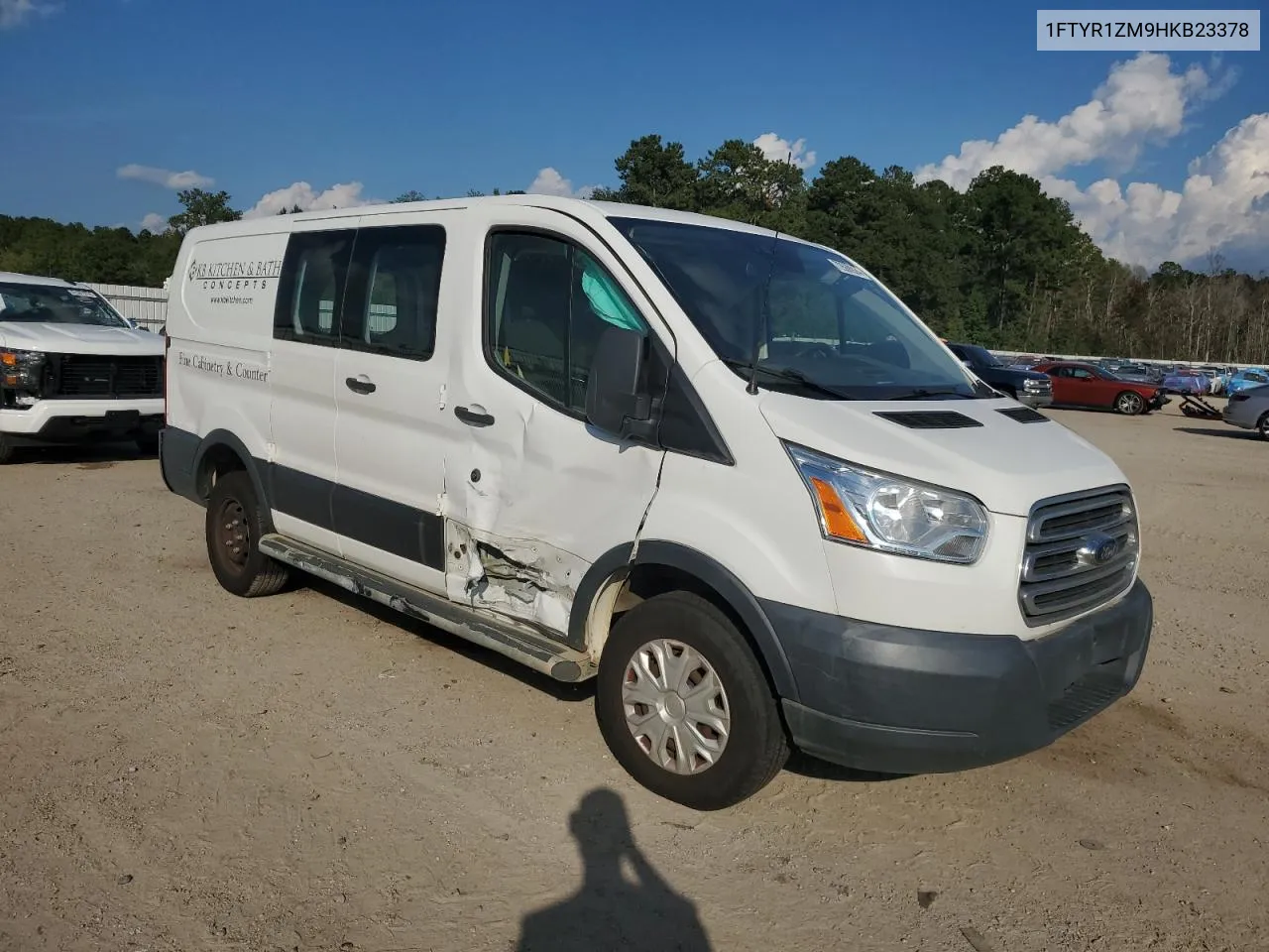 2017 Ford Transit T-250 VIN: 1FTYR1ZM9HKB23378 Lot: 72568924