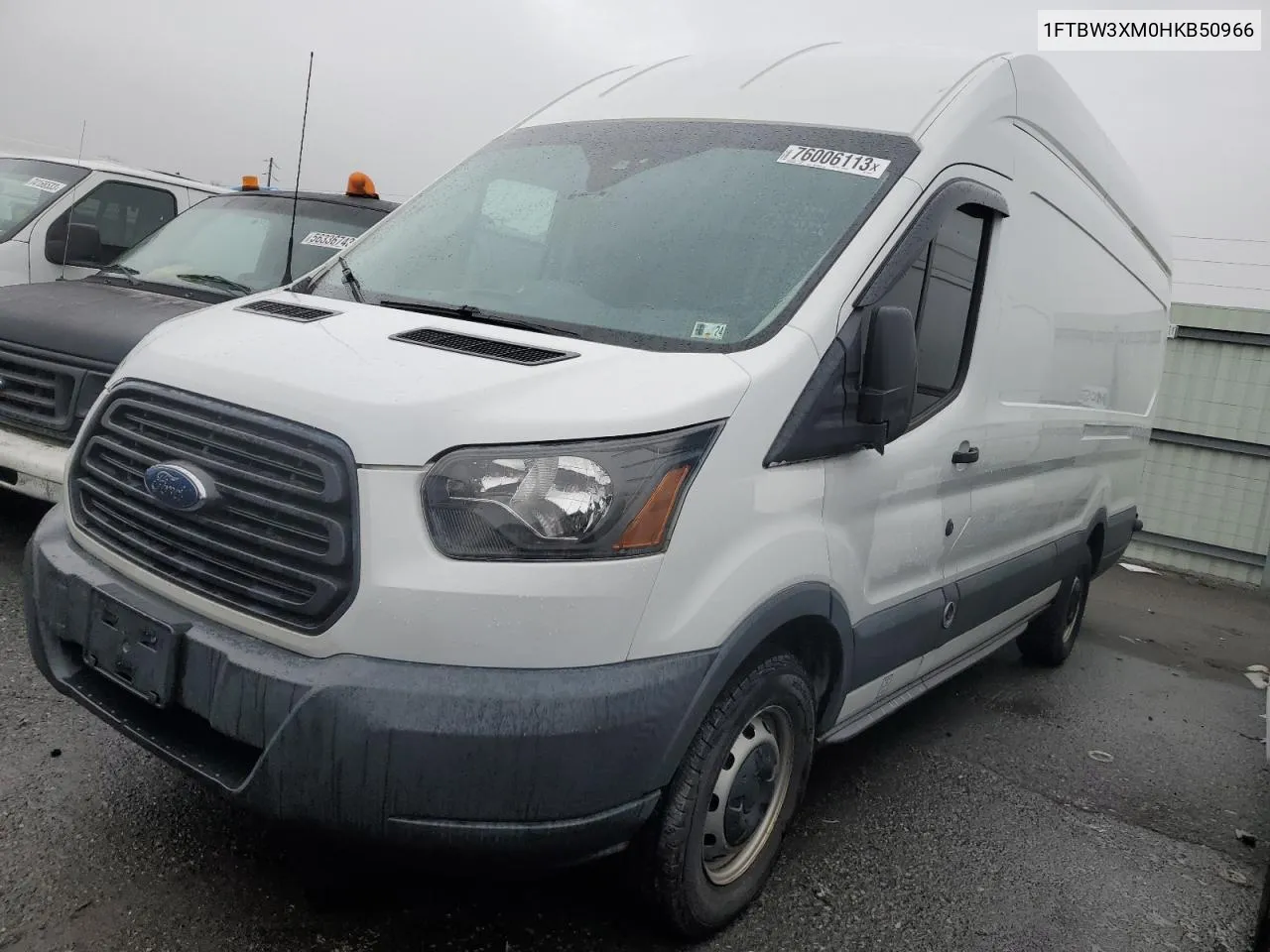 2017 Ford Transit T-350 VIN: 1FTBW3XM0HKB50966 Lot: 76006113