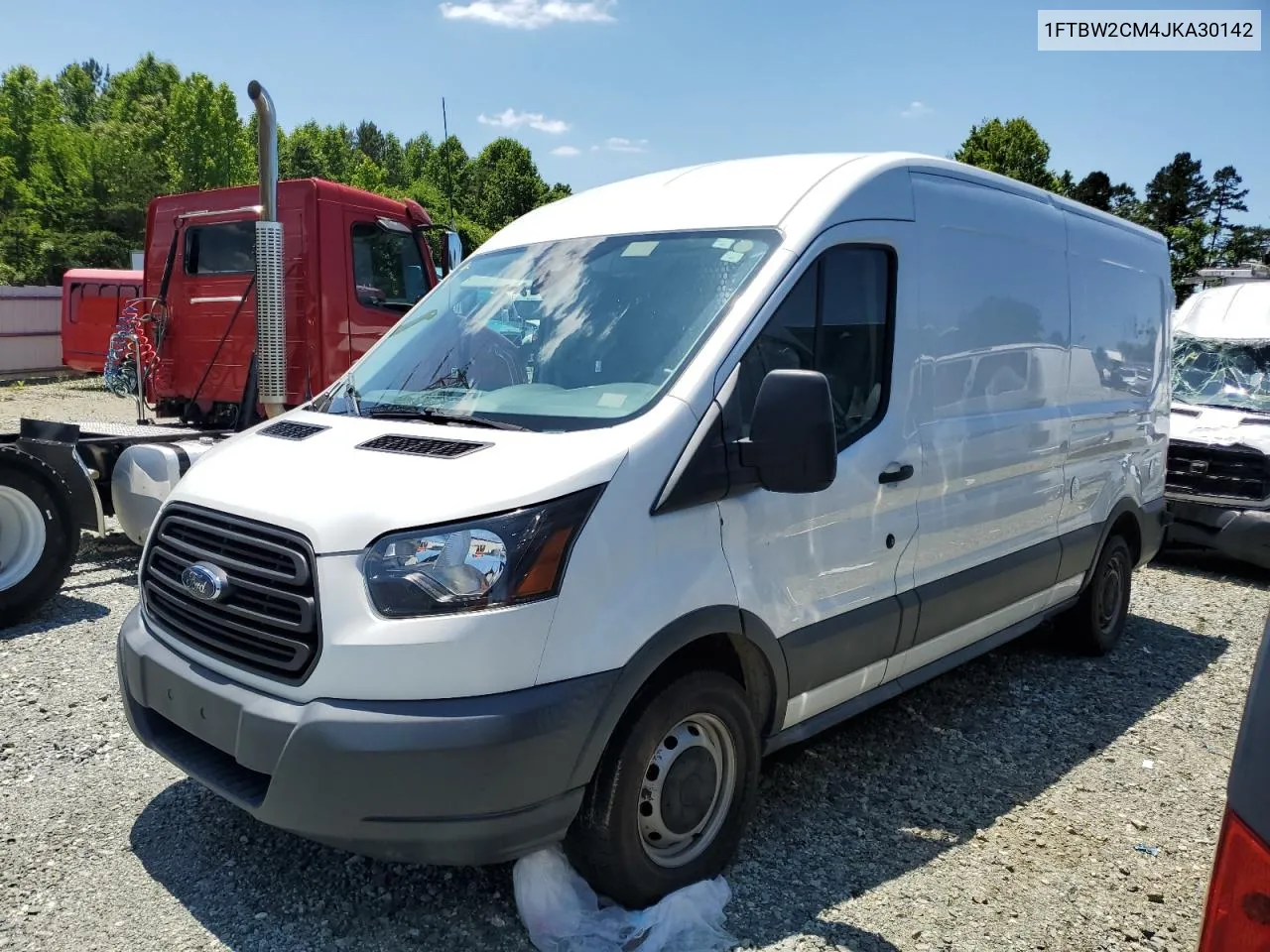 1FTBW2CM4JKA30142 2018 Ford Transit T-350