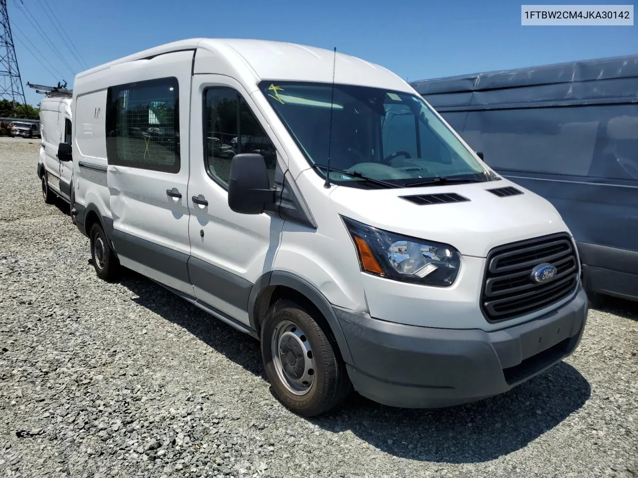 2018 Ford Transit T-350 VIN: 1FTBW2CM4JKA30142 Lot: 48243204