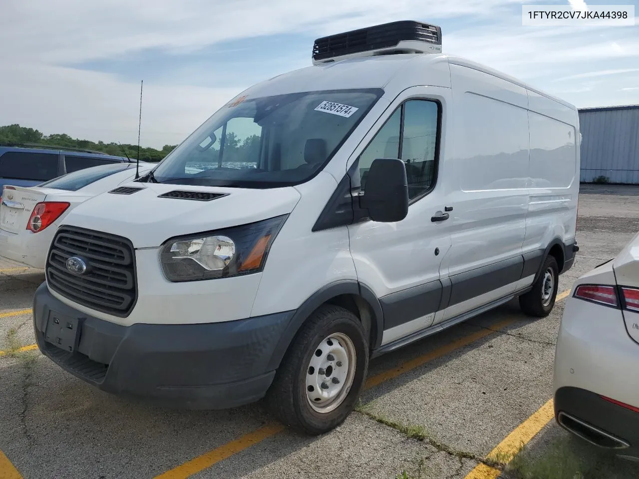 2018 Ford Transit T-250 VIN: 1FTYR2CV7JKA44398 Lot: 52851574