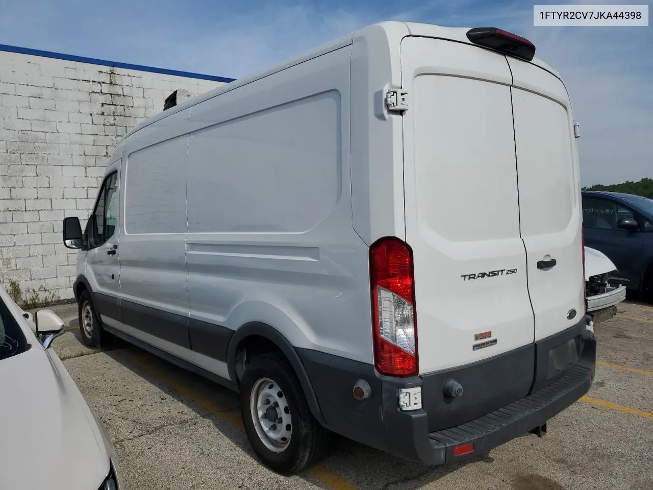 2018 Ford Transit T-250 VIN: 1FTYR2CV7JKA44398 Lot: 52851574