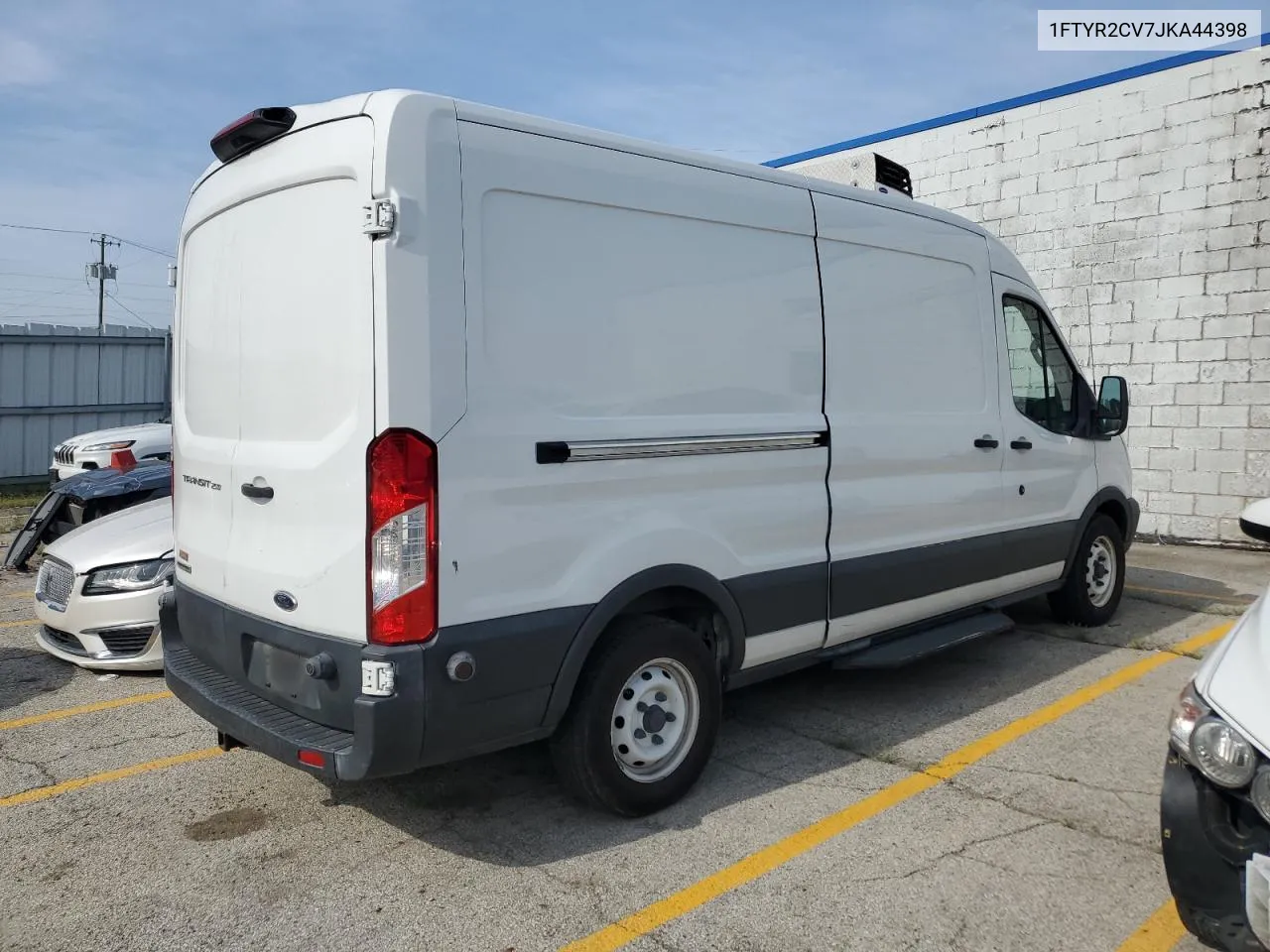 2018 Ford Transit T-250 VIN: 1FTYR2CV7JKA44398 Lot: 52851574