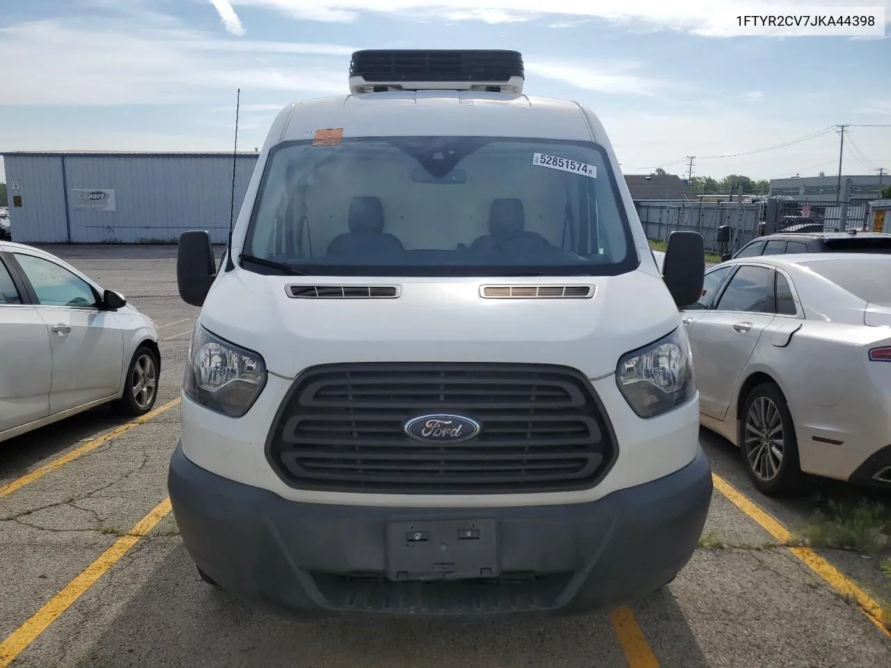 2018 Ford Transit T-250 VIN: 1FTYR2CV7JKA44398 Lot: 52851574