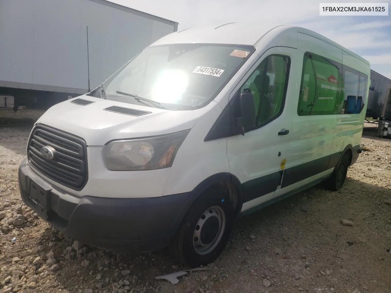 1FBAX2CM3JKA61525 2018 Ford Transit T-350