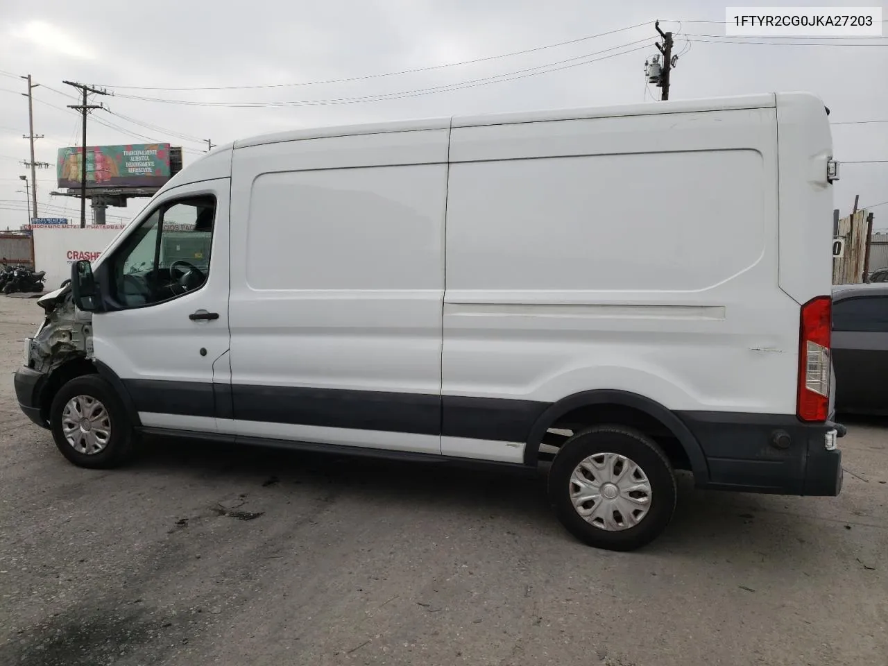 2018 Ford Transit T-250 VIN: 1FTYR2CG0JKA27203 Lot: 54625004