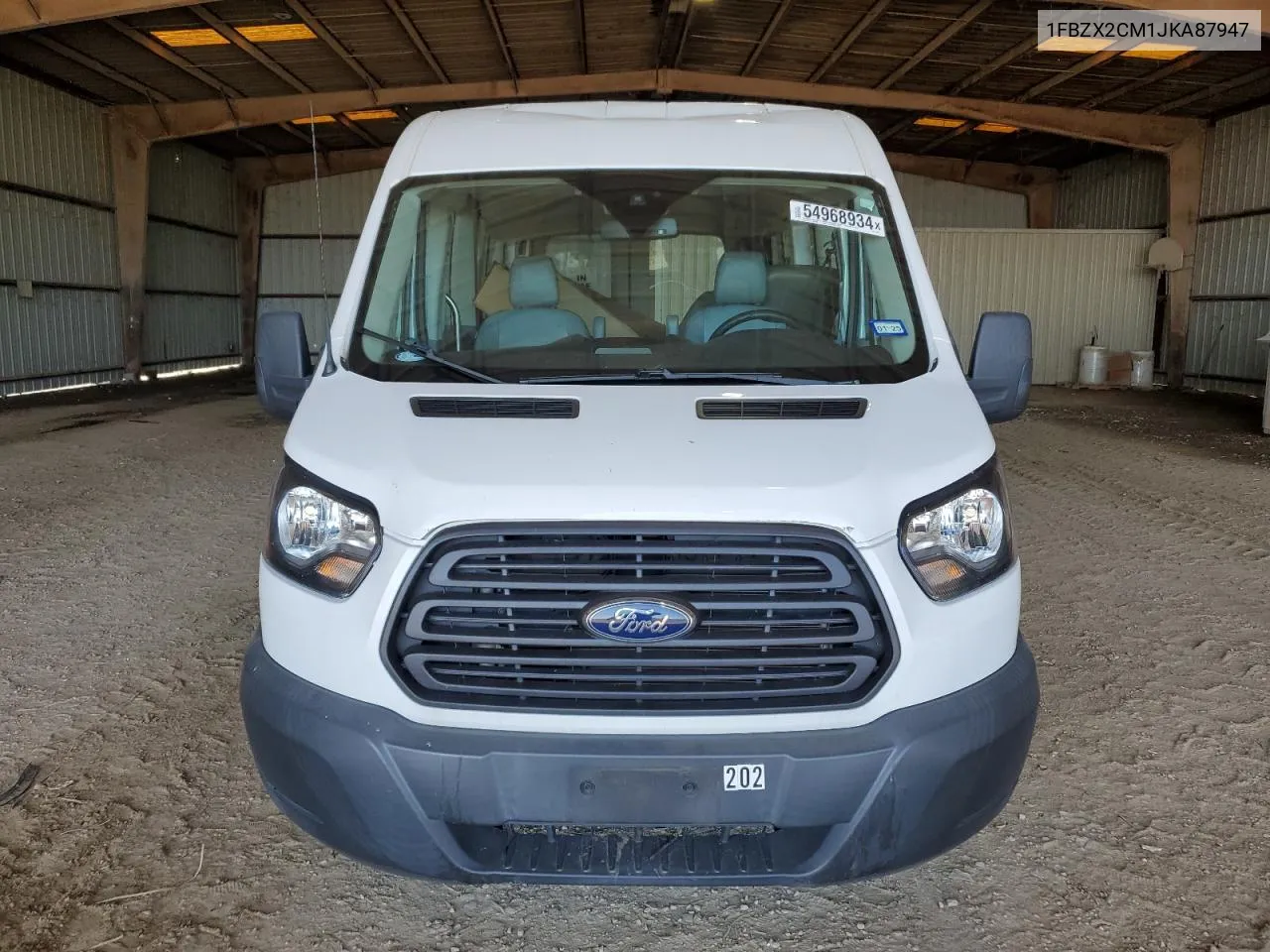 2018 Ford Transit T-350 VIN: 1FBZX2CM1JKA87947 Lot: 54968934