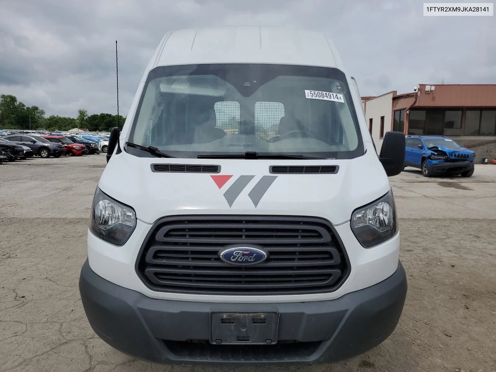 2018 Ford Transit T-250 VIN: 1FTYR2XM9JKA28141 Lot: 55084914