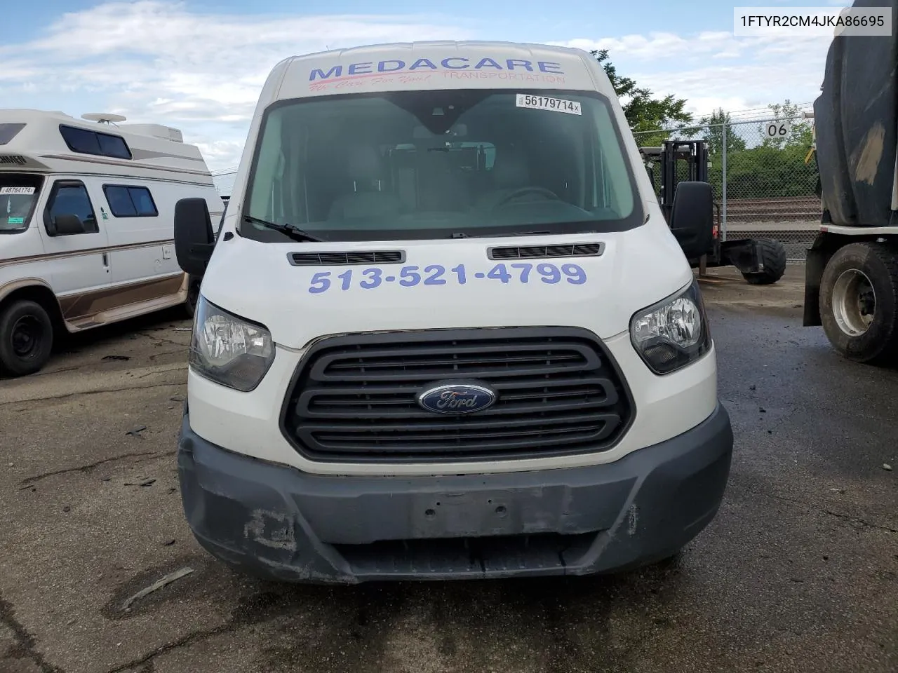 1FTYR2CM4JKA86695 2018 Ford Transit T-250