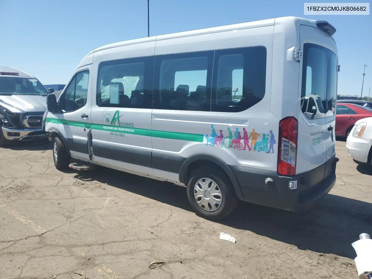 1FBZX2CM0JKB06682 2018 Ford Transit T-350