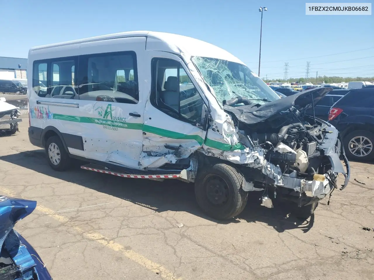 1FBZX2CM0JKB06682 2018 Ford Transit T-350