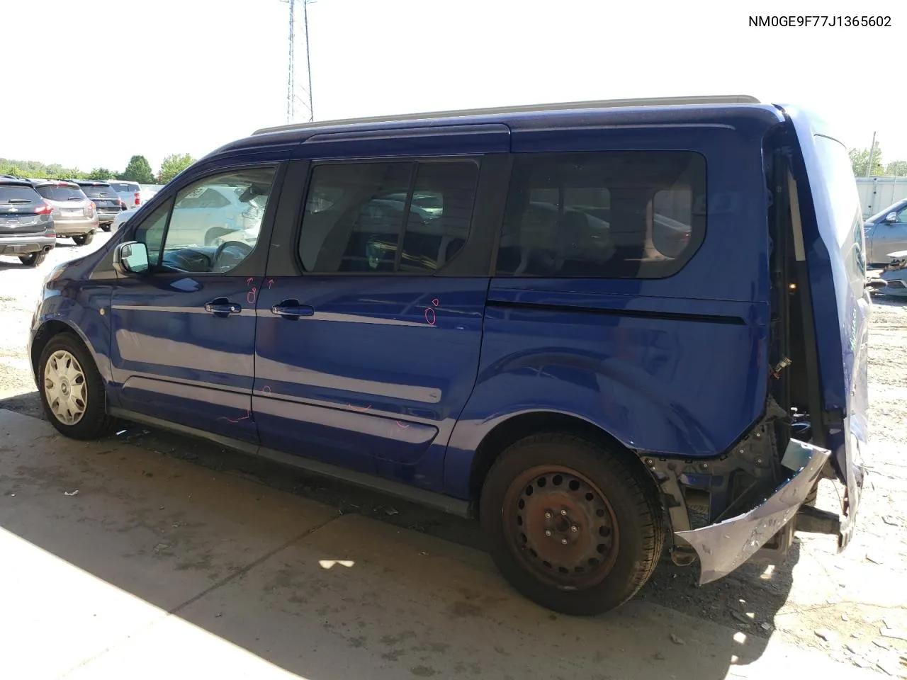 NM0GE9F77J1365602 2018 Ford Transit Connect Xlt