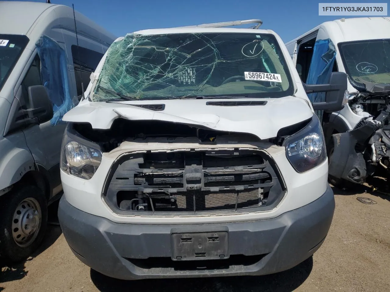 1FTYR1YG3JKA31703 2018 Ford Transit T-250