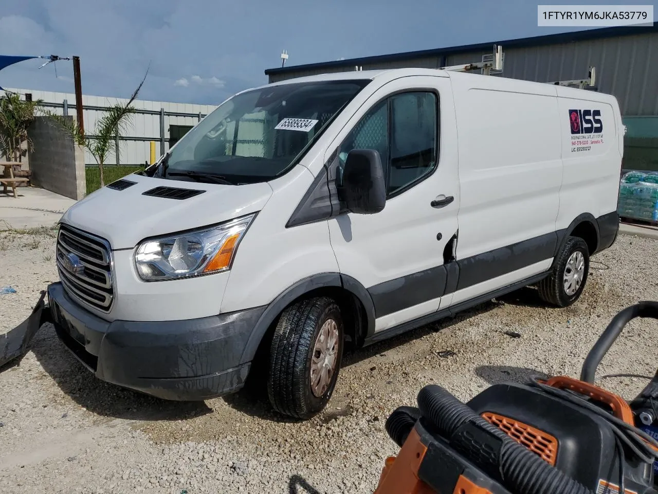 2018 Ford Transit T-250 VIN: 1FTYR1YM6JKA53779 Lot: 65889334