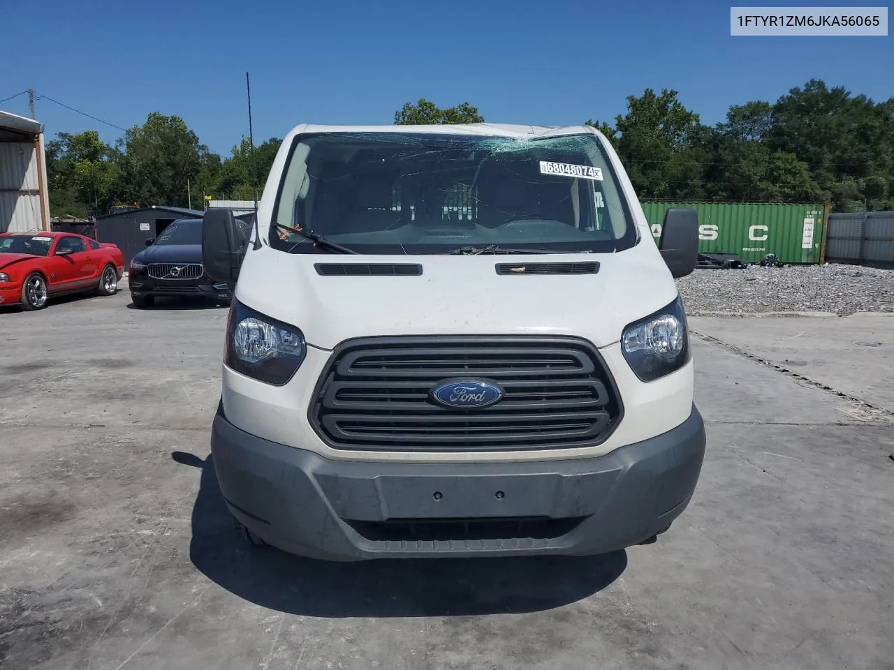 2018 Ford Transit T-250 VIN: 1FTYR1ZM6JKA56065 Lot: 68048074