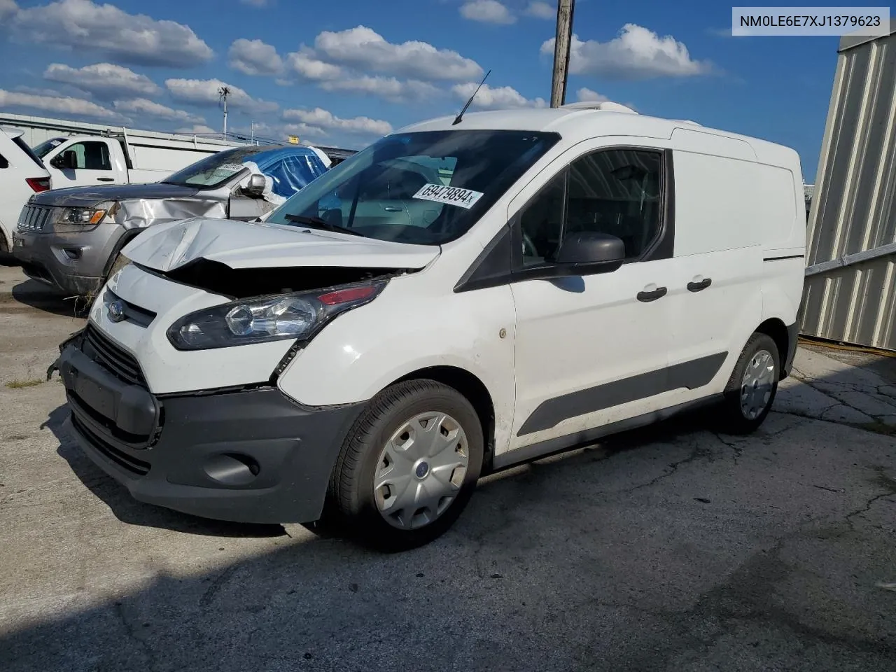 2018 Ford Transit Connect Xl VIN: NM0LE6E7XJ1379623 Lot: 69479894