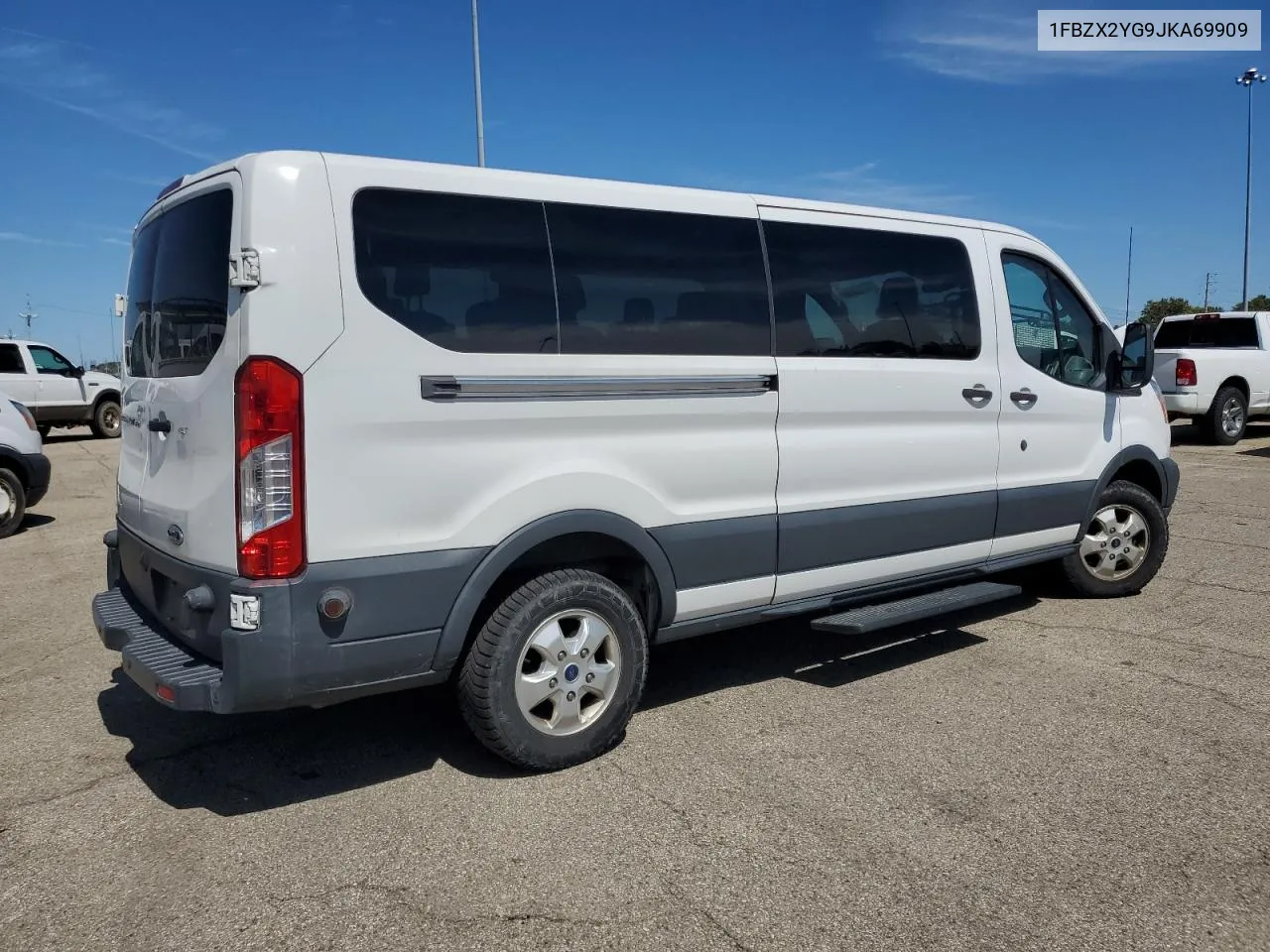 2018 Ford Transit T-350 VIN: 1FBZX2YG9JKA69909 Lot: 69885874