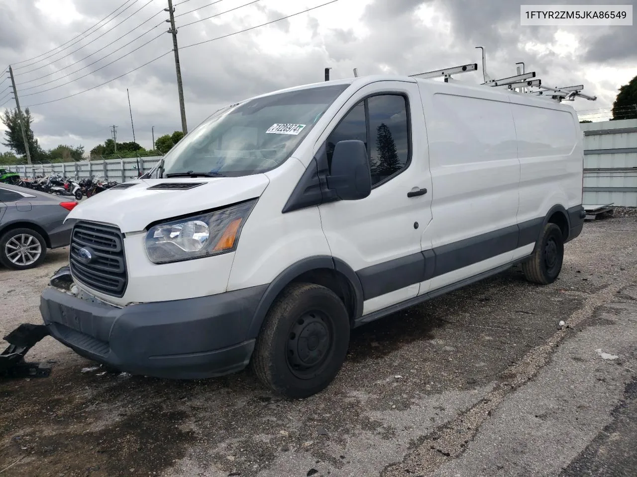 2018 Ford Transit T-250 VIN: 1FTYR2ZM5JKA86549 Lot: 71226974