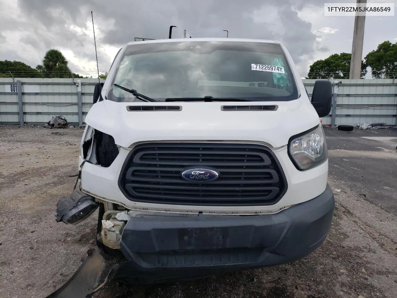 1FTYR2ZM5JKA86549 2018 Ford Transit T-250