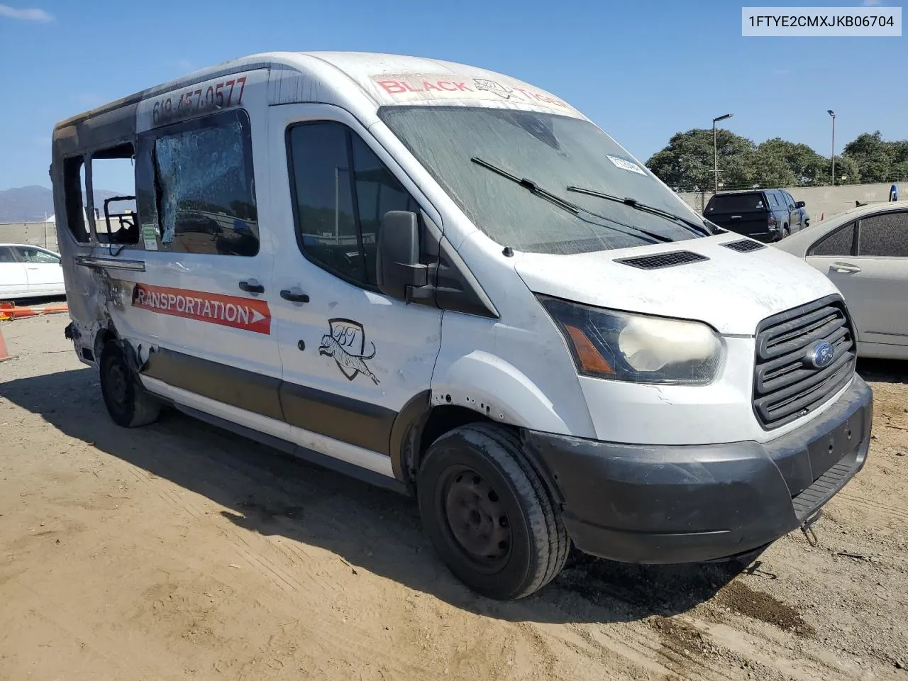 2018 Ford Transit T-150 VIN: 1FTYE2CMXJKB06704 Lot: 71720464