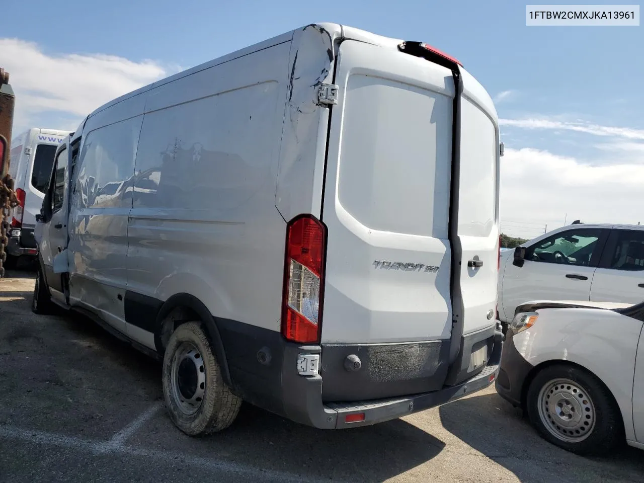 1FTBW2CMXJKA13961 2018 Ford Transit T-350