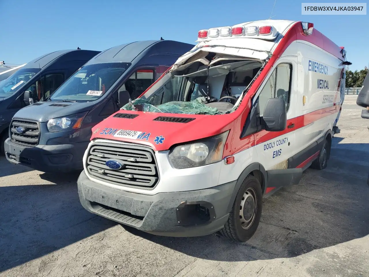 1FDBW3XV4JKA03947 2018 Ford Transit T-350