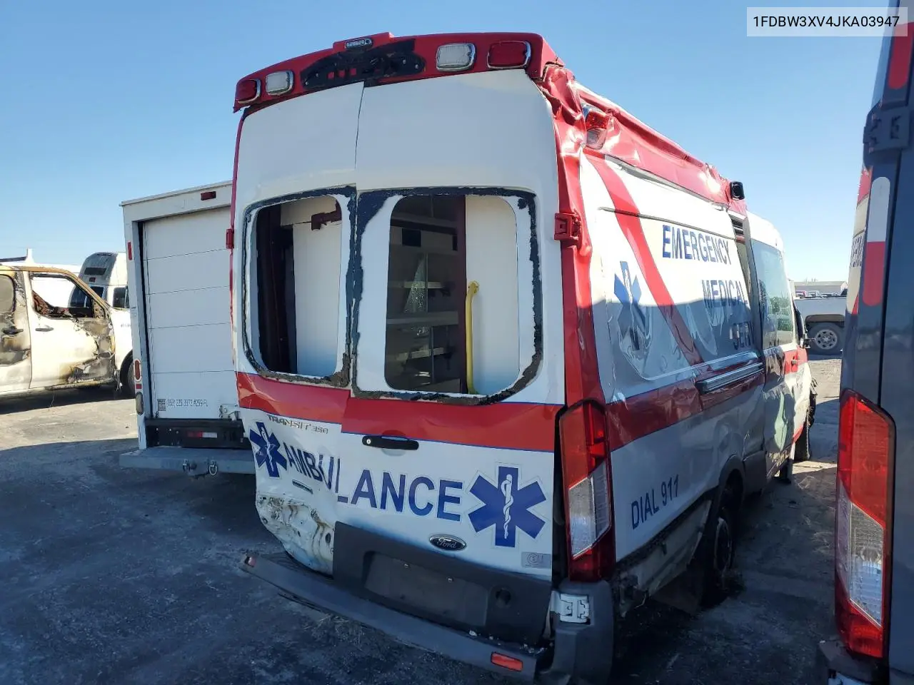 1FDBW3XV4JKA03947 2018 Ford Transit T-350