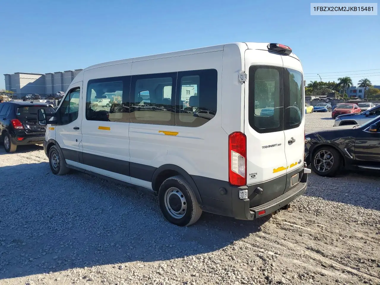 1FBZX2CM2JKB15481 2018 Ford Transit T-350