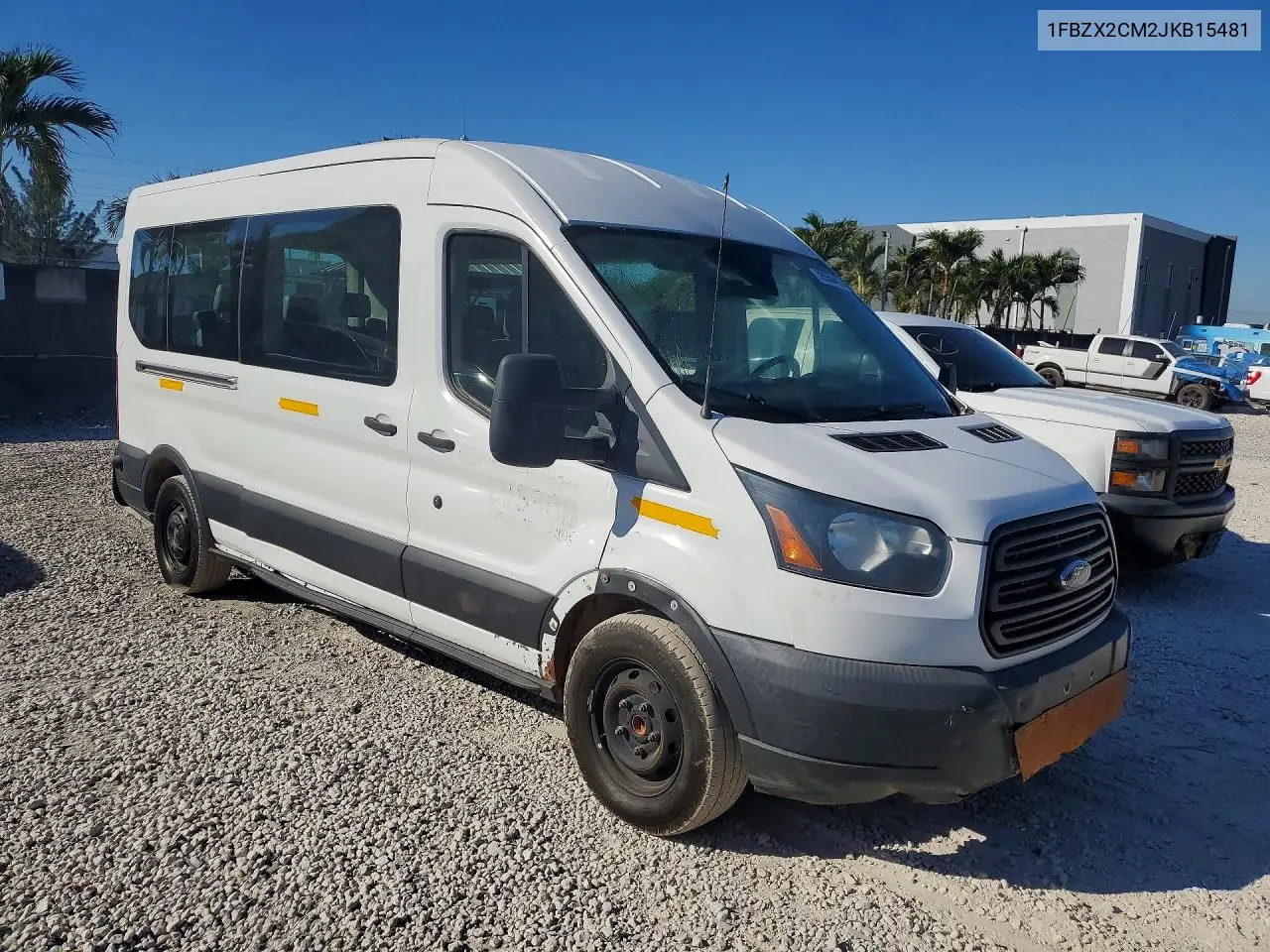 1FBZX2CM2JKB15481 2018 Ford Transit T-350