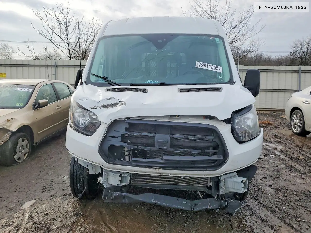 1FTYR2CM6JKA11836 2018 Ford Transit T-250