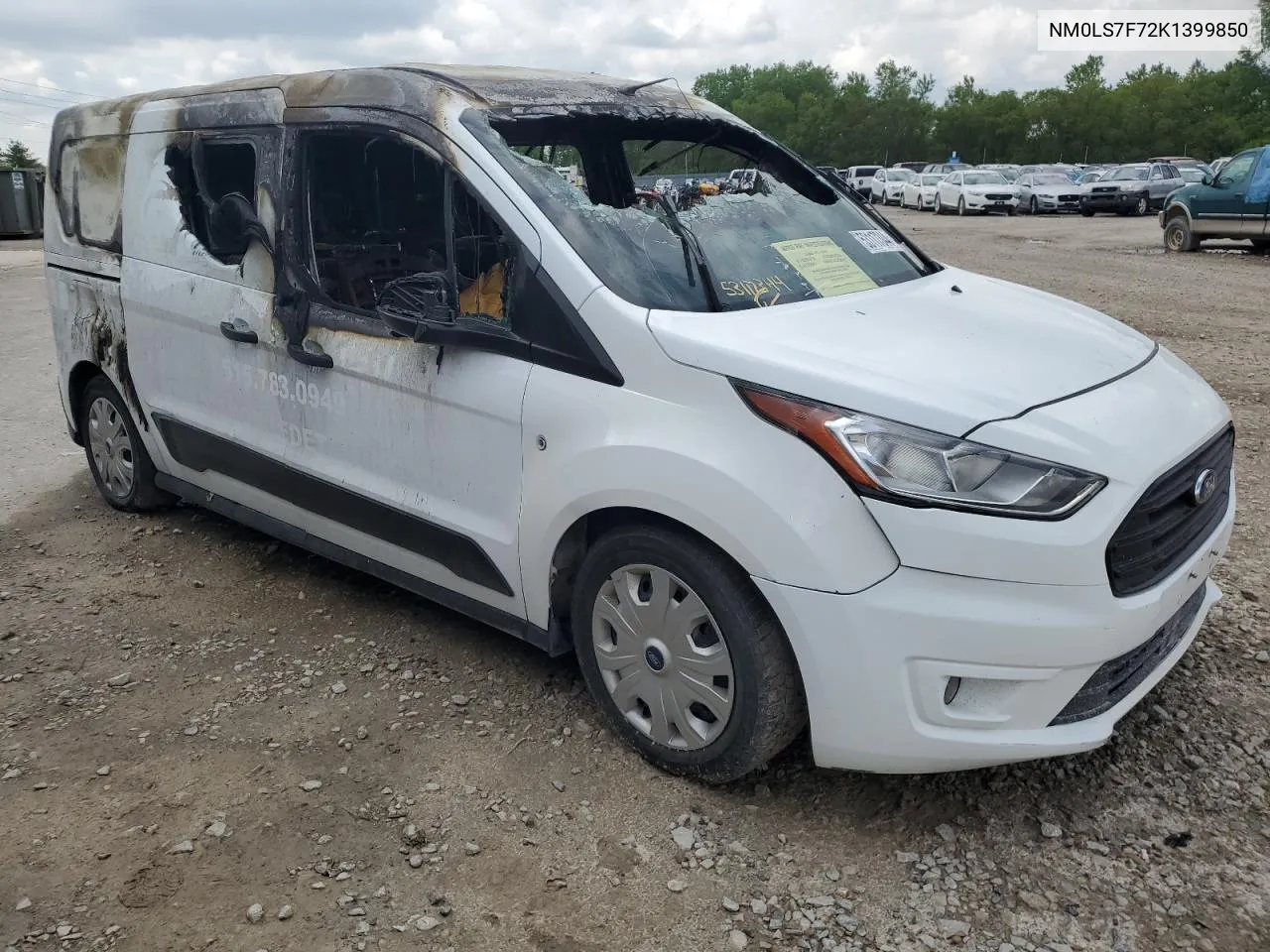 2019 Ford Transit Connect Xlt VIN: NM0LS7F72K1399850 Lot: 53117344