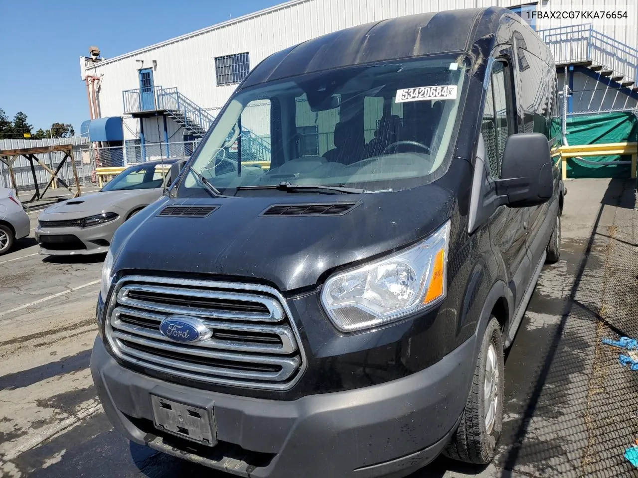 2019 Ford Transit T-350 VIN: 1FBAX2CG7KKA76654 Lot: 53420684