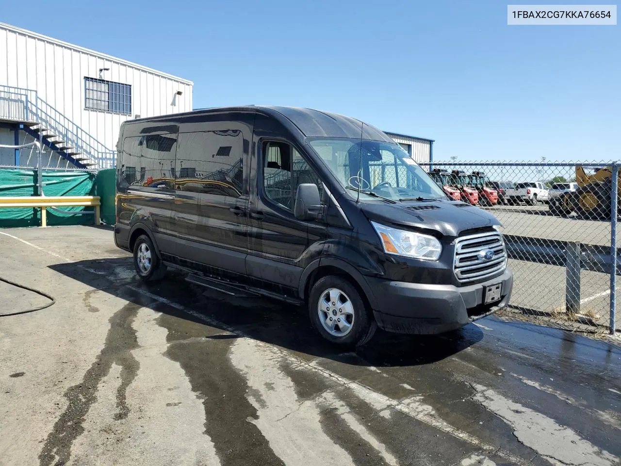 2019 Ford Transit T-350 VIN: 1FBAX2CG7KKA76654 Lot: 53420684