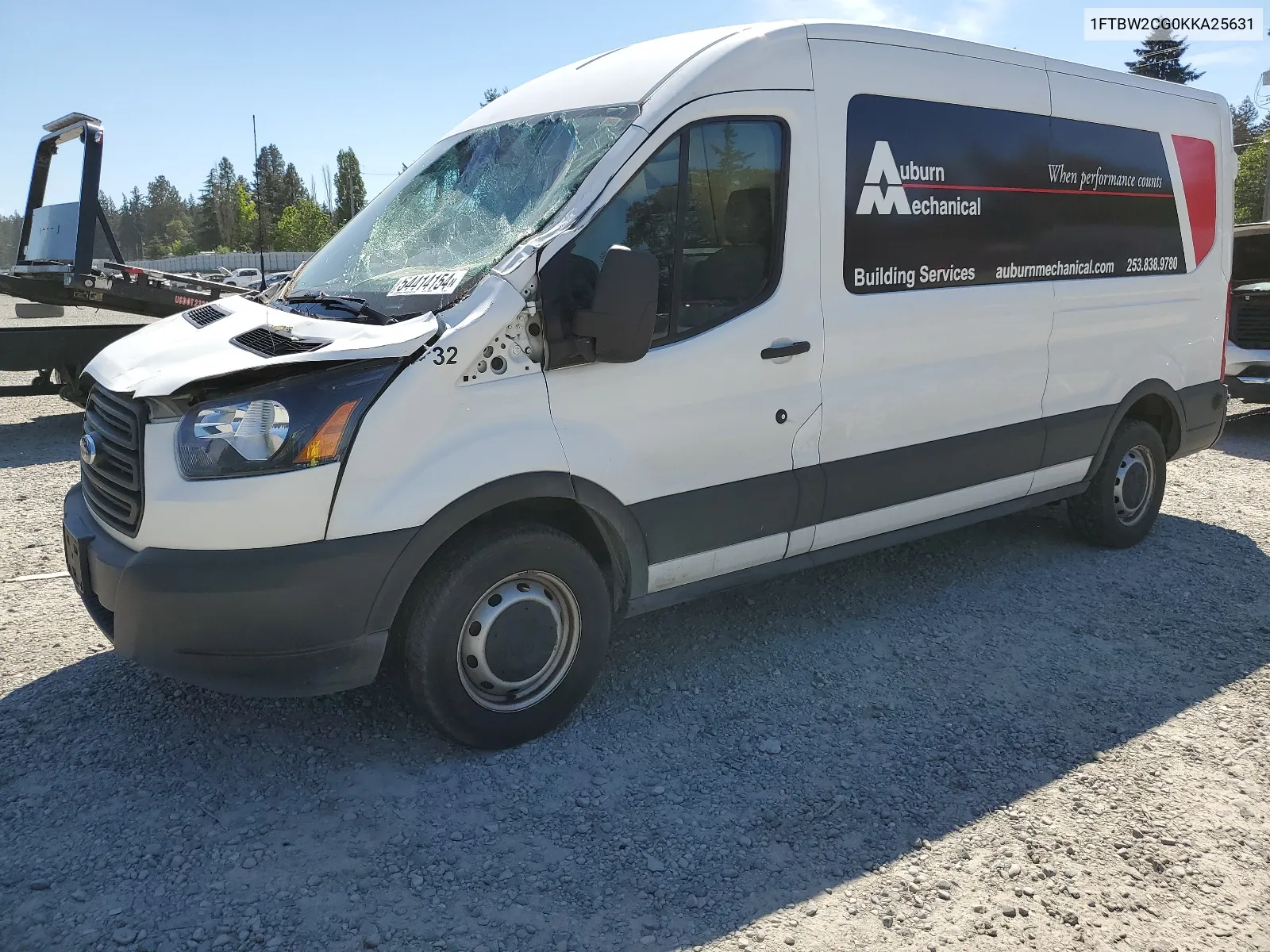 1FTBW2CG0KKA25631 2019 Ford Transit T-350