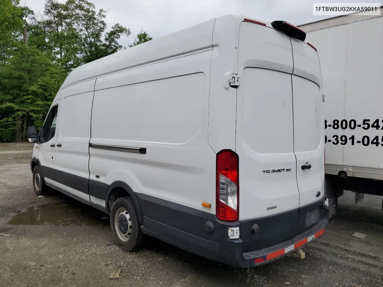 1FTBW3UG2KKA59011 2019 Ford Transit T-350