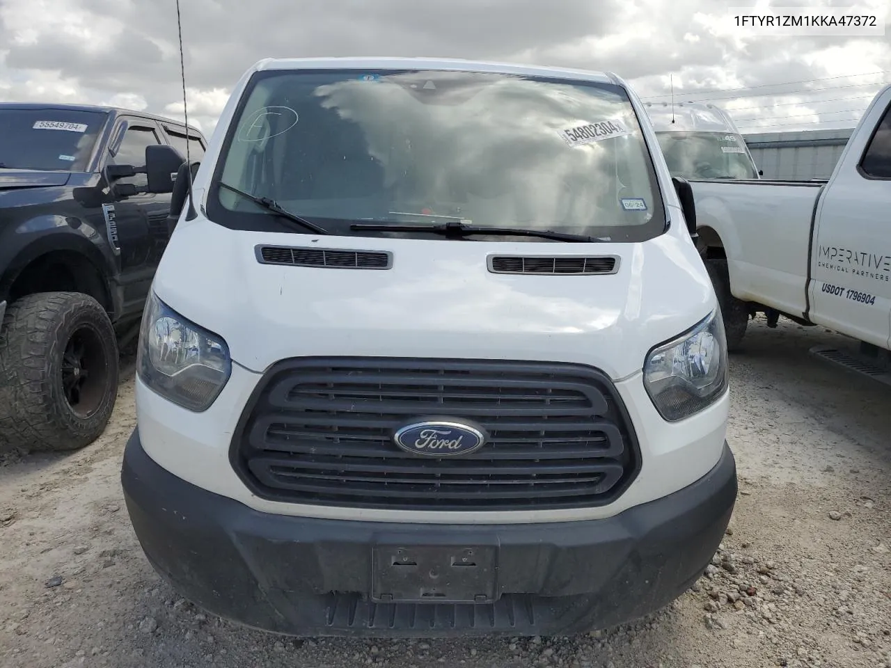 2019 Ford Transit T-250 VIN: 1FTYR1ZM1KKA47372 Lot: 54802304