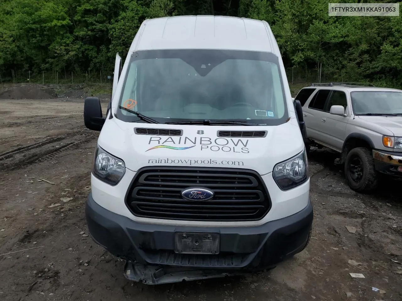 2019 Ford Transit T-250 VIN: 1FTYR3XM1KKA91063 Lot: 54928084