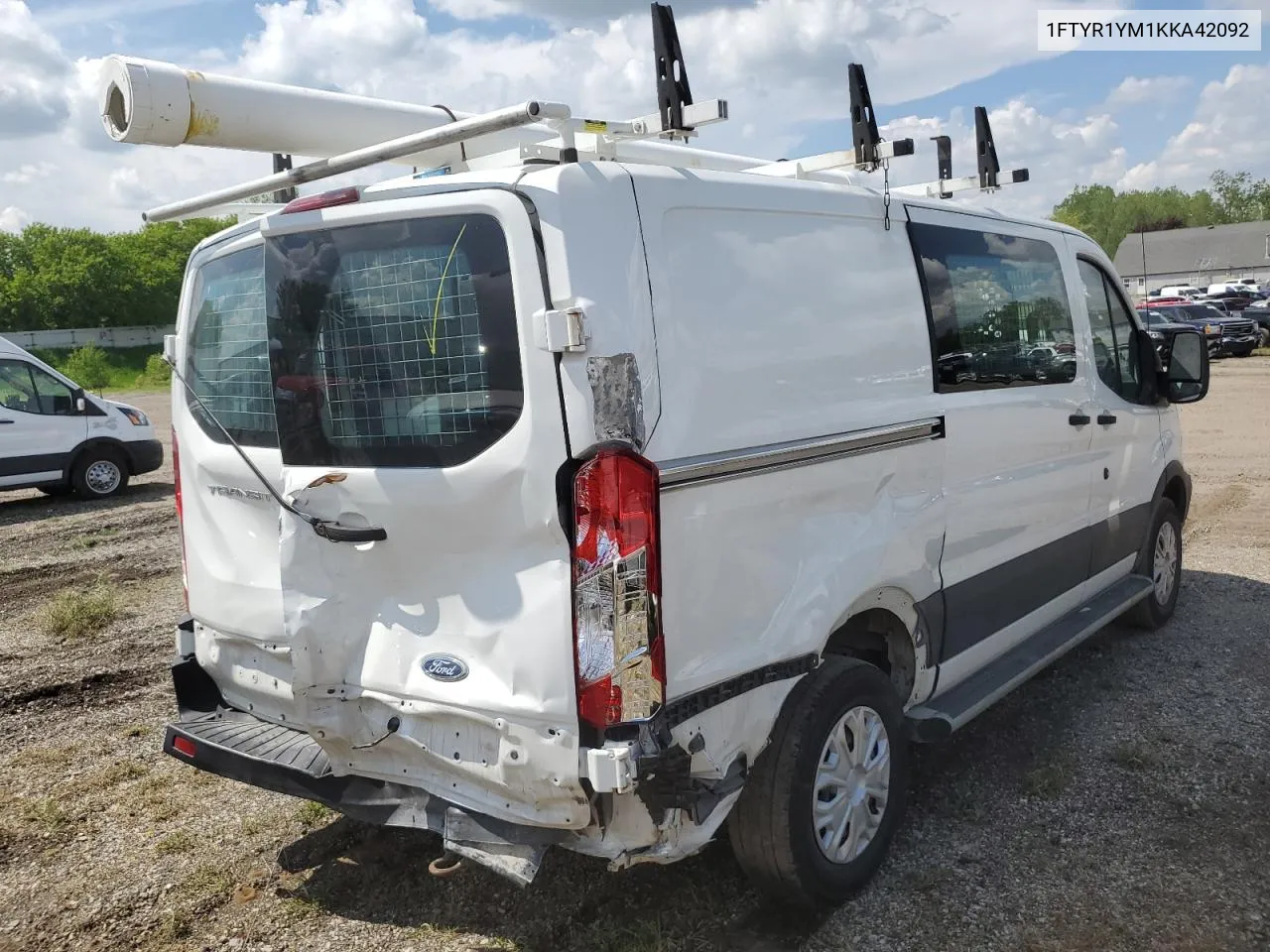 2019 Ford Transit T-250 VIN: 1FTYR1YM1KKA42092 Lot: 55082304