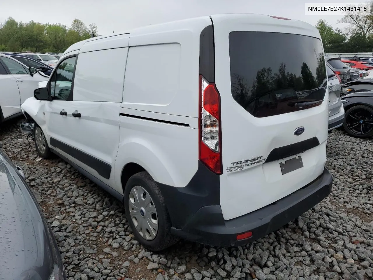 2019 Ford Transit Connect Xl VIN: NM0LE7E27K1431415 Lot: 60754524