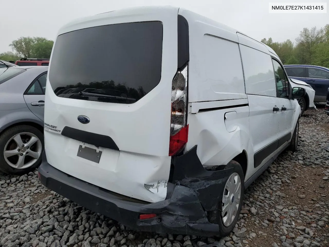 2019 Ford Transit Connect Xl VIN: NM0LE7E27K1431415 Lot: 60754524