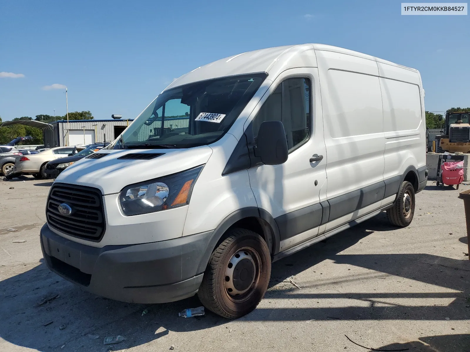 2019 Ford Transit T-250 VIN: 1FTYR2CM0KKB84527 Lot: 67443924