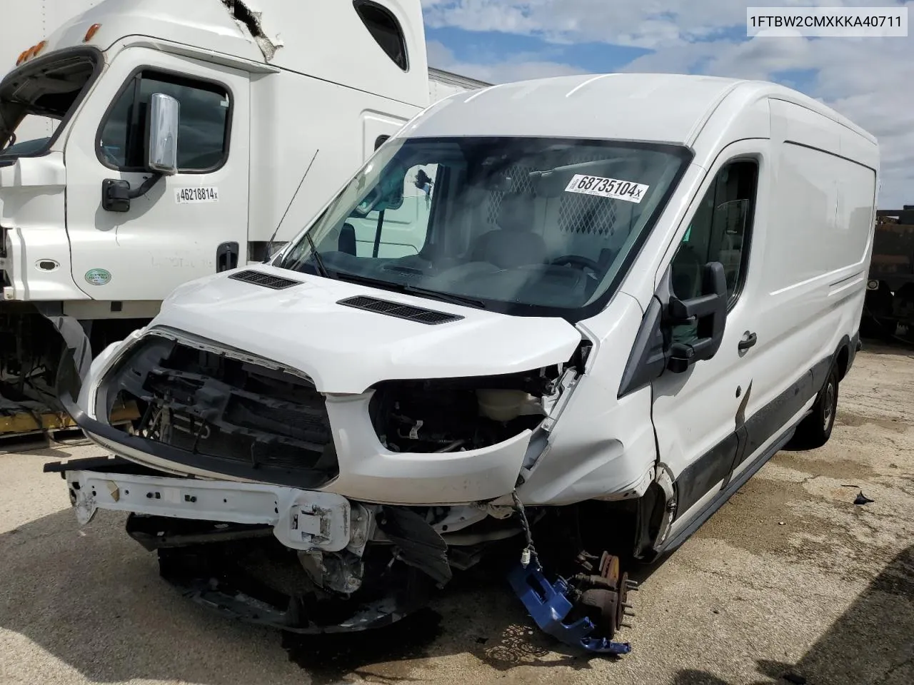 1FTBW2CMXKKA40711 2019 Ford Transit T-350