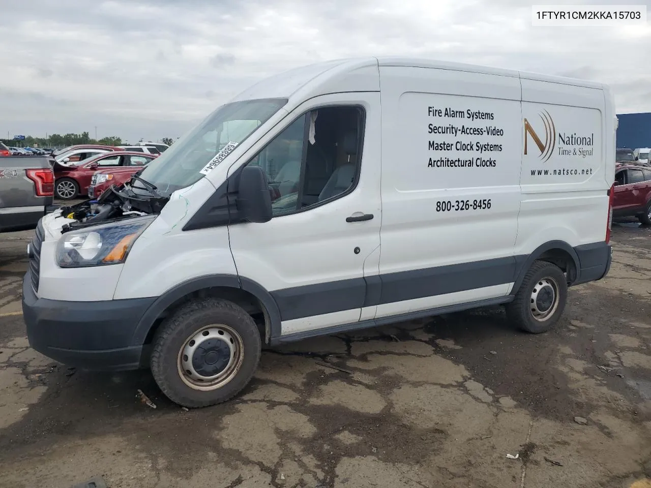 2019 Ford Transit T-250 VIN: 1FTYR1CM2KKA15703 Lot: 68886964