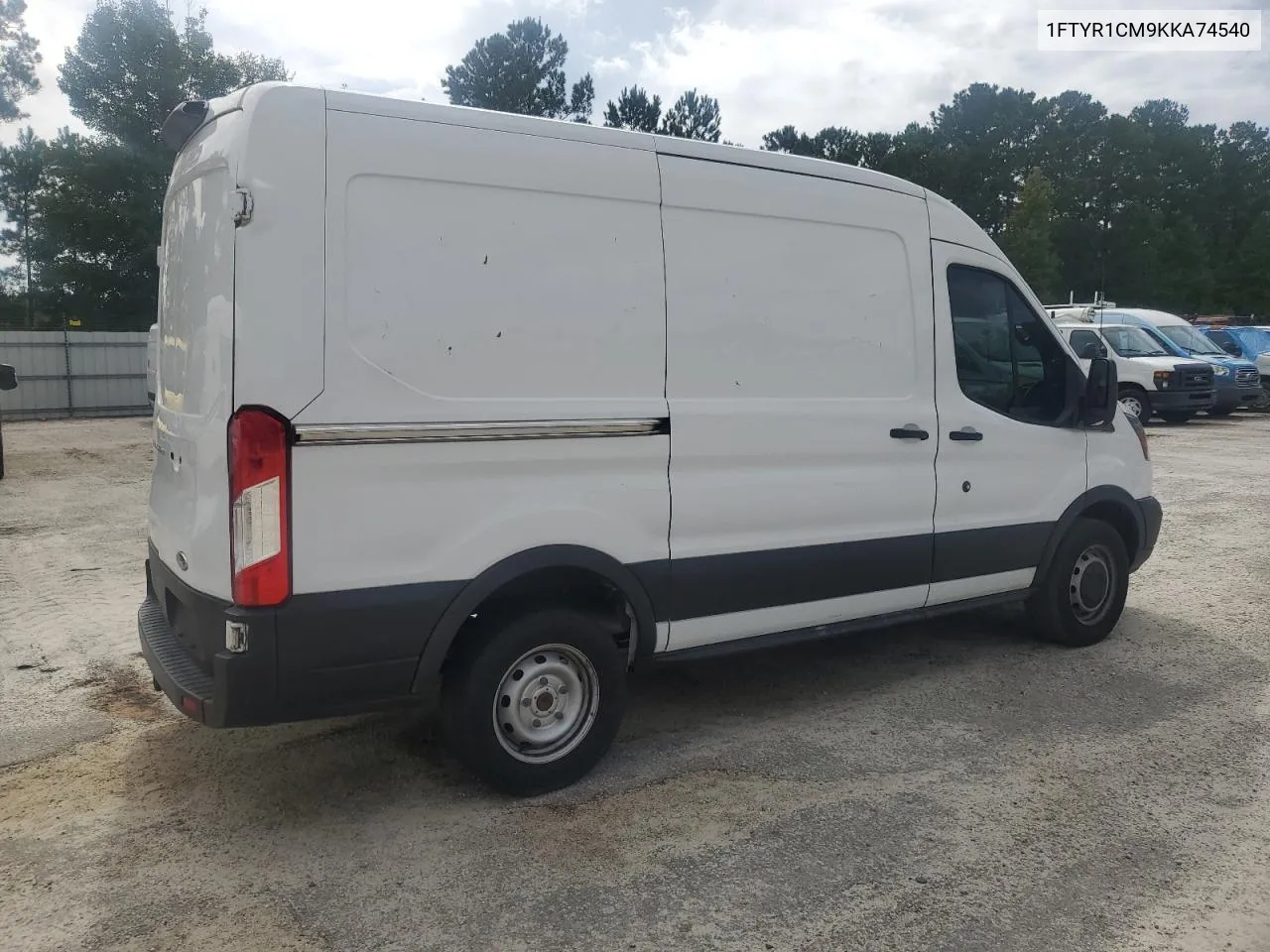 2019 Ford Transit T-250 VIN: 1FTYR1CM9KKA74540 Lot: 69270944