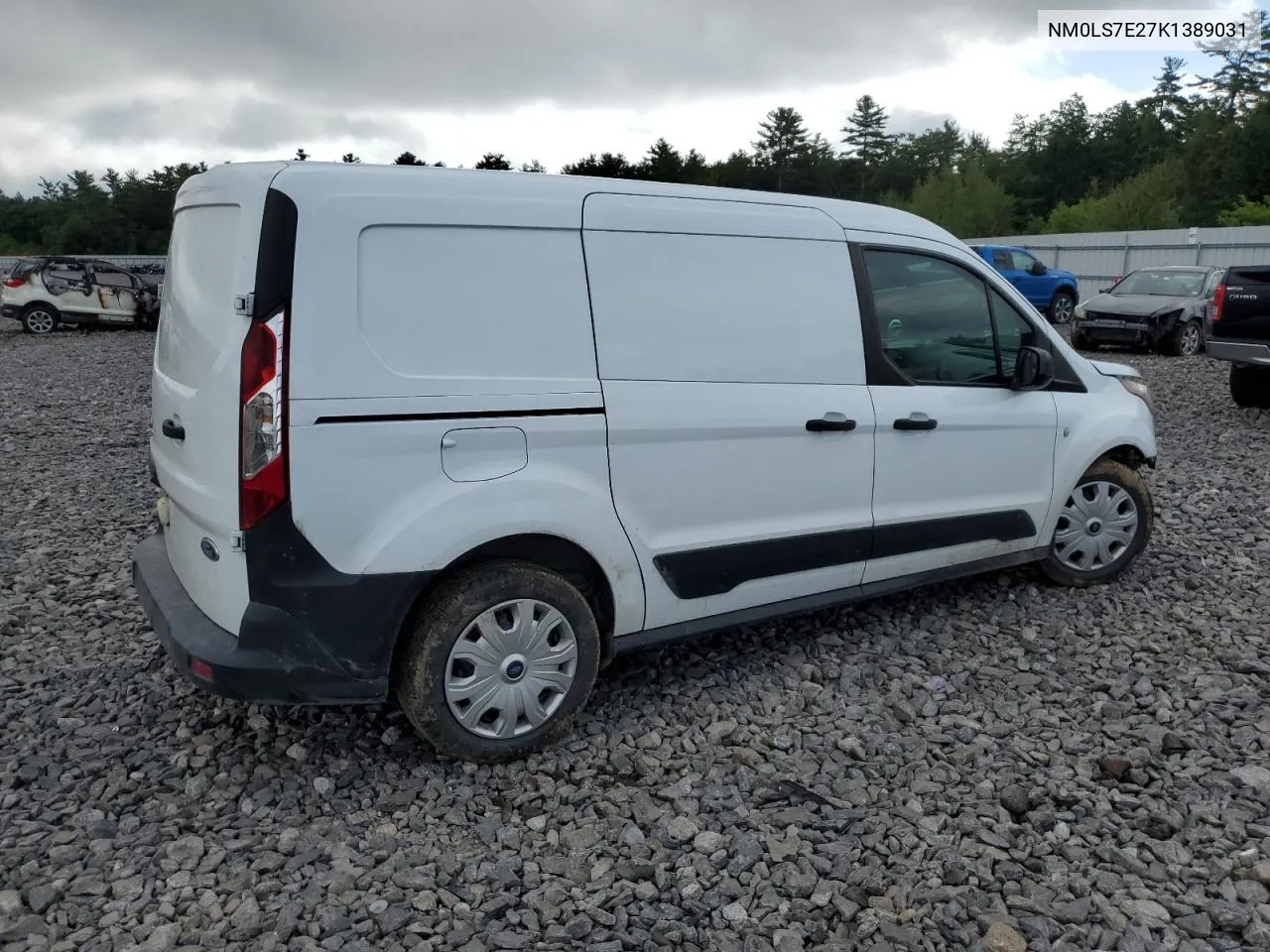 2019 Ford Transit Connect Xl VIN: NM0LS7E27K1389031 Lot: 70092194