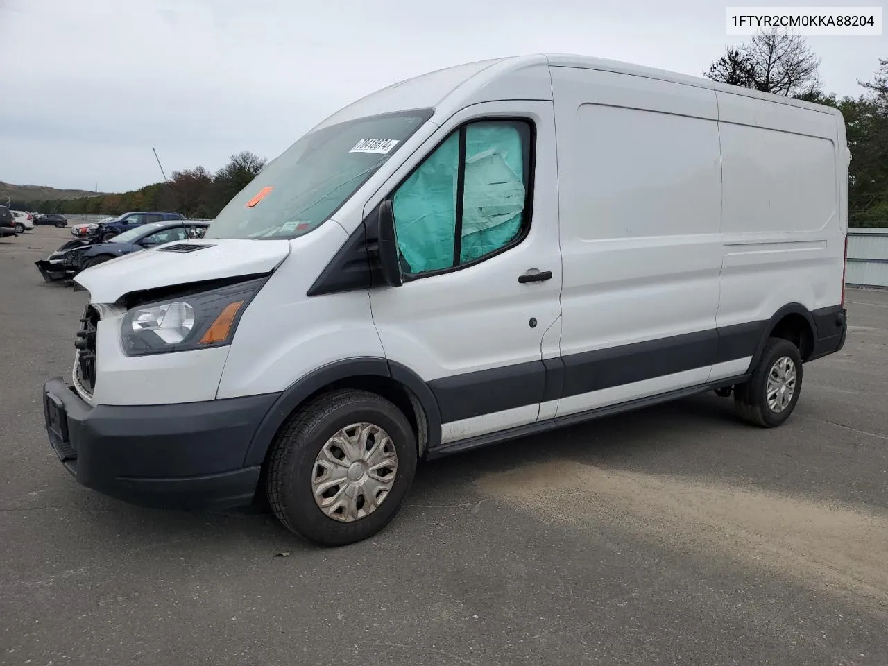 2019 Ford Transit T-250 VIN: 1FTYR2CM0KKA88204 Lot: 70418674