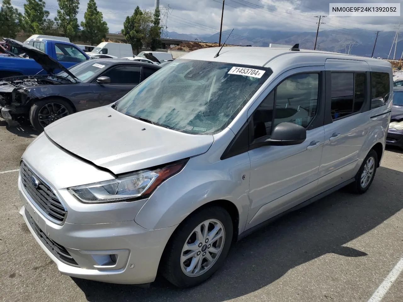 2019 Ford Transit Connect Xlt VIN: NM0GE9F24K1392052 Lot: 71453704