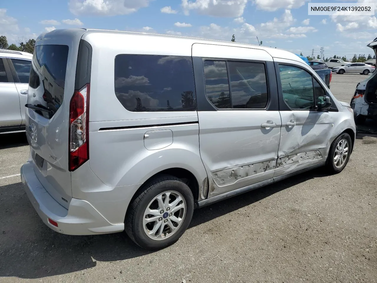 2019 Ford Transit Connect Xlt VIN: NM0GE9F24K1392052 Lot: 71453704