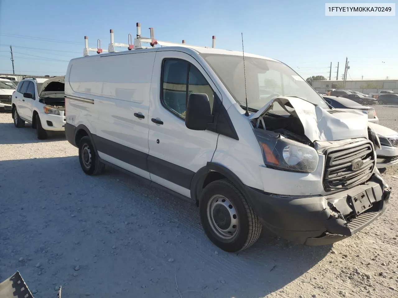 2019 Ford Transit T-150 VIN: 1FTYE1YM0KKA70249 Lot: 71604644